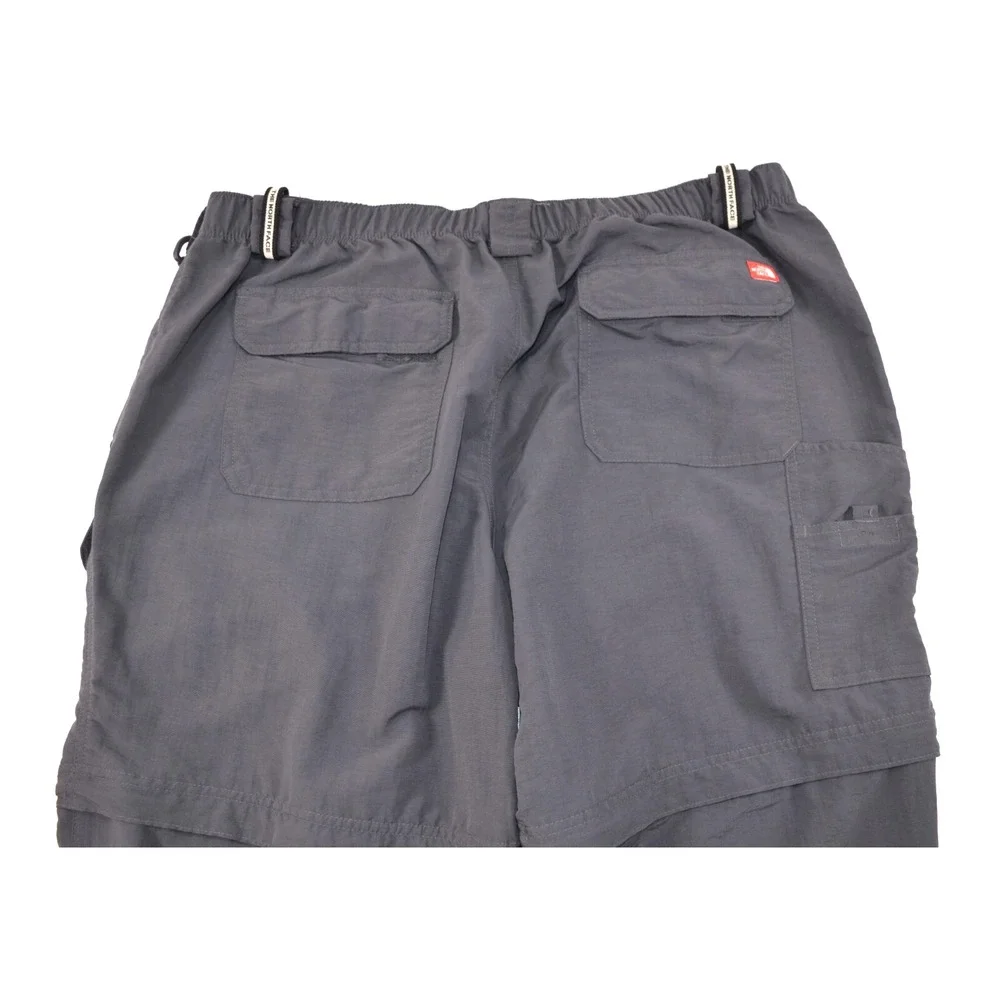 THE NORTH‎ FACE Nylon Convertible Dark Gray Cargo Hiking Pants Men's XL